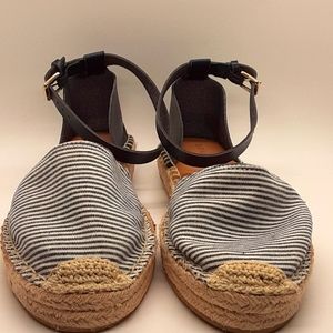 Old Navy Blue striped espadrilles